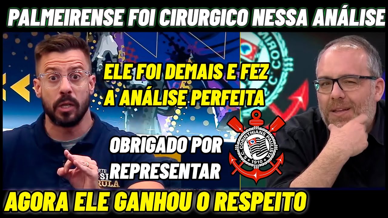 💥PALMEIRENSE SURPREENDE E FAZ ANÁLISE PERFEITA DO CORINTHIANS CAMPEÃO DA SUPERCOPA NOTICIAS DO TIMÃO