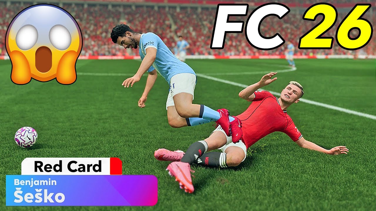 Что произойдёт, если вы получите слишком много красных карточек в FC 26? 😮