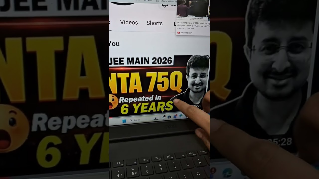 Jee 2026: 3 days to go , am I capable 😱😶‍🌫️🥲😭????