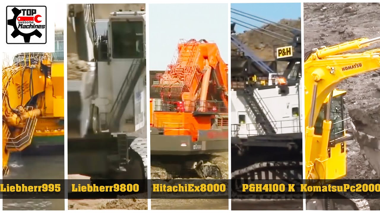 Biggest - heavy equipment - mining excavators in the world