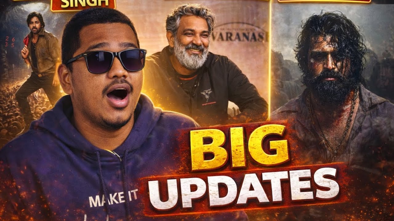 Peddi Release Date Fix? | Ustaad Bhagat Singh Update | SS Rajamouli Varanasi Explained