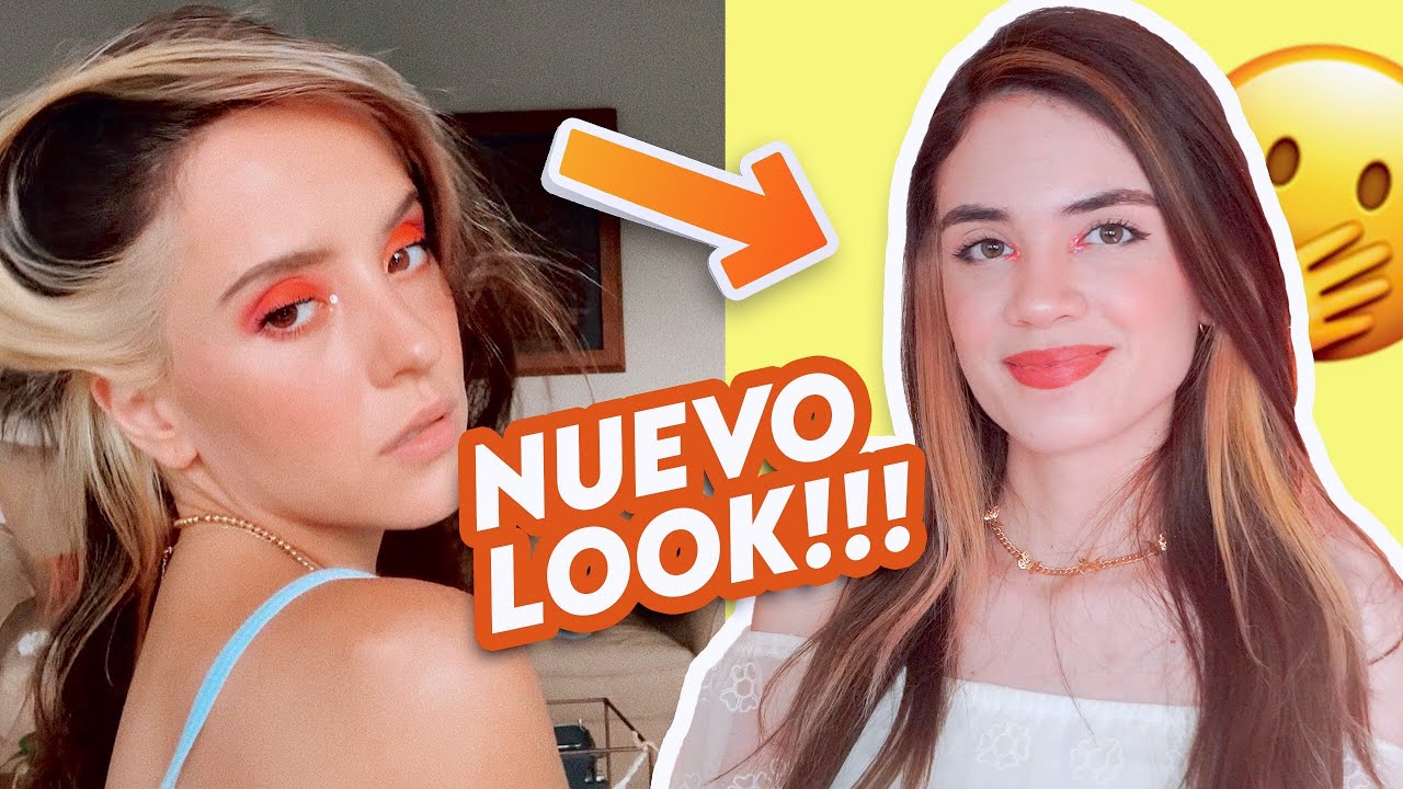 ME DECOLORO DOS MECHONES DE CABELLO COMO EVA LUNA😳 | Cambio de look pt.1