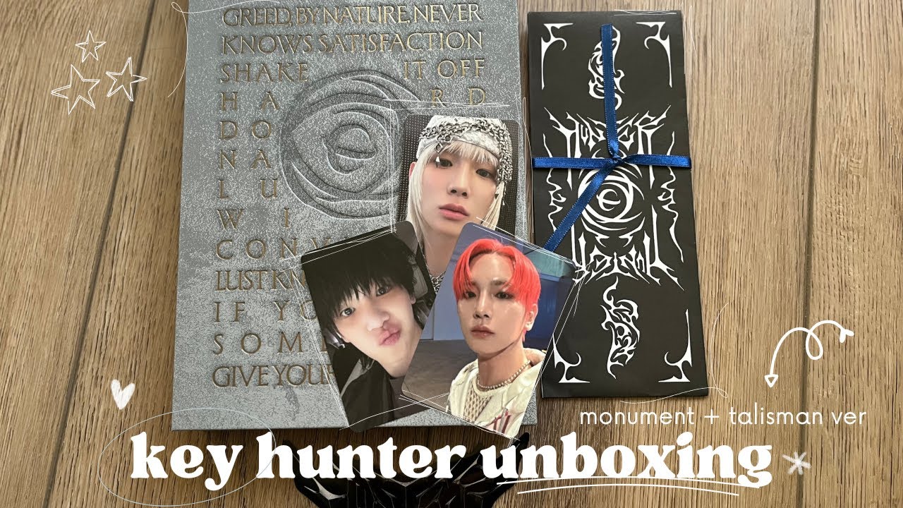 key hunter album unboxing ★ˎˊ˗ (monument + talisman versions)