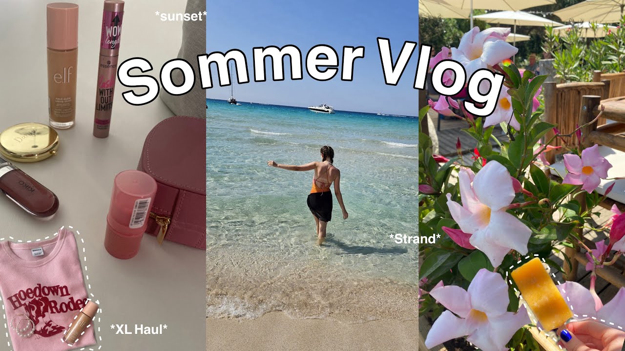 Sommer Vlog 🌺( Italien, Meer, Shopping, Strand, XL Haul) meine Sommerferien🐠☀️ | It is Darja
