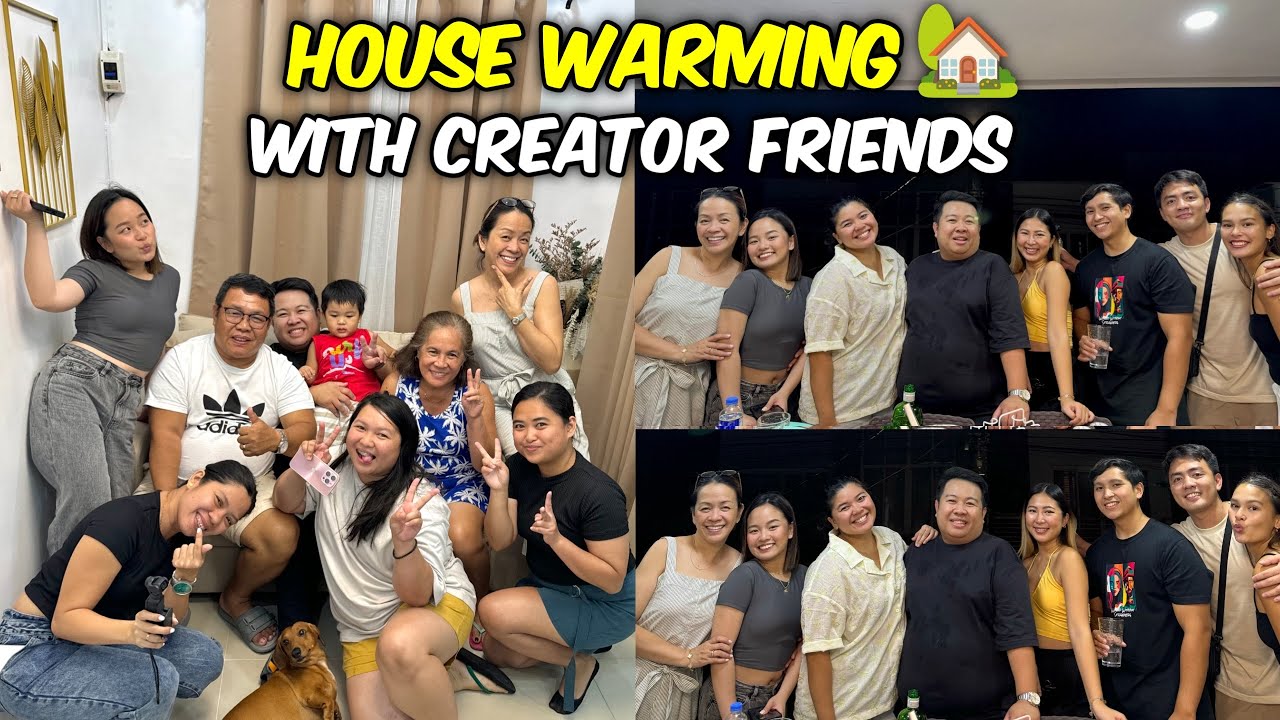 Mini House Warming with my Content Creator Friends 🏡 | June 7, 2024