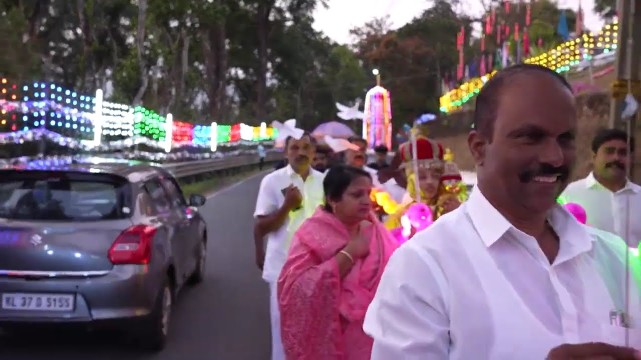 ജൂബിലി തിരുന്നാൾ  |  പ്രദക്ഷിണം | ആനവിലാസം പള്ളി