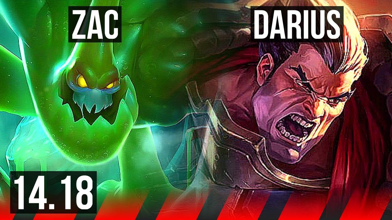 ZAC vs DARIUS (TOP) | 6k comeback | EUW Master | 14.18