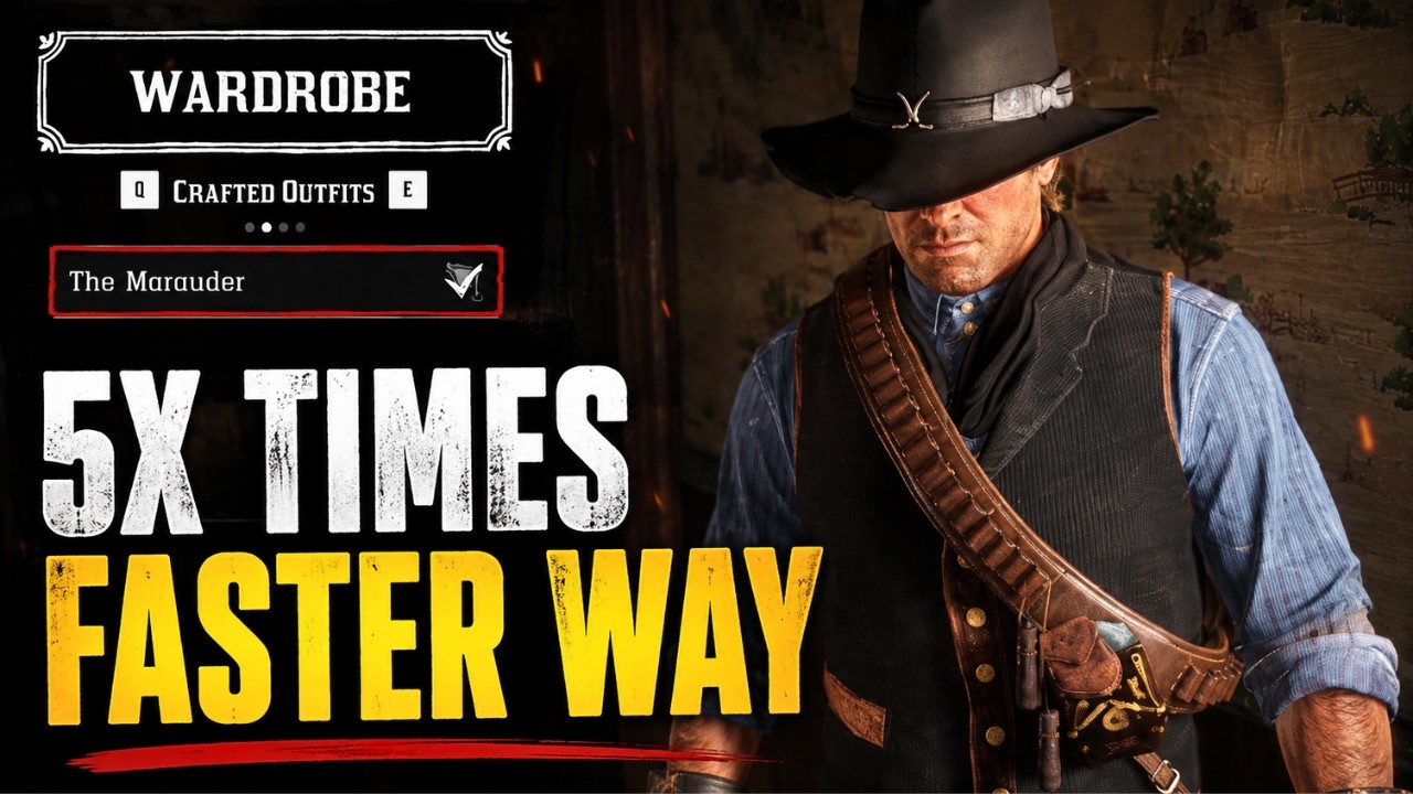 Глитч на одежду в RDR2 стал в 5 РАЗ БЫСТРЕЕ! (НОВЫЙ метод) PS, XBOX, PC