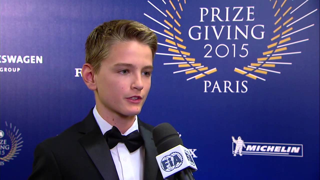 2015 FIA Prize Giving - Logan Sargeant Interview