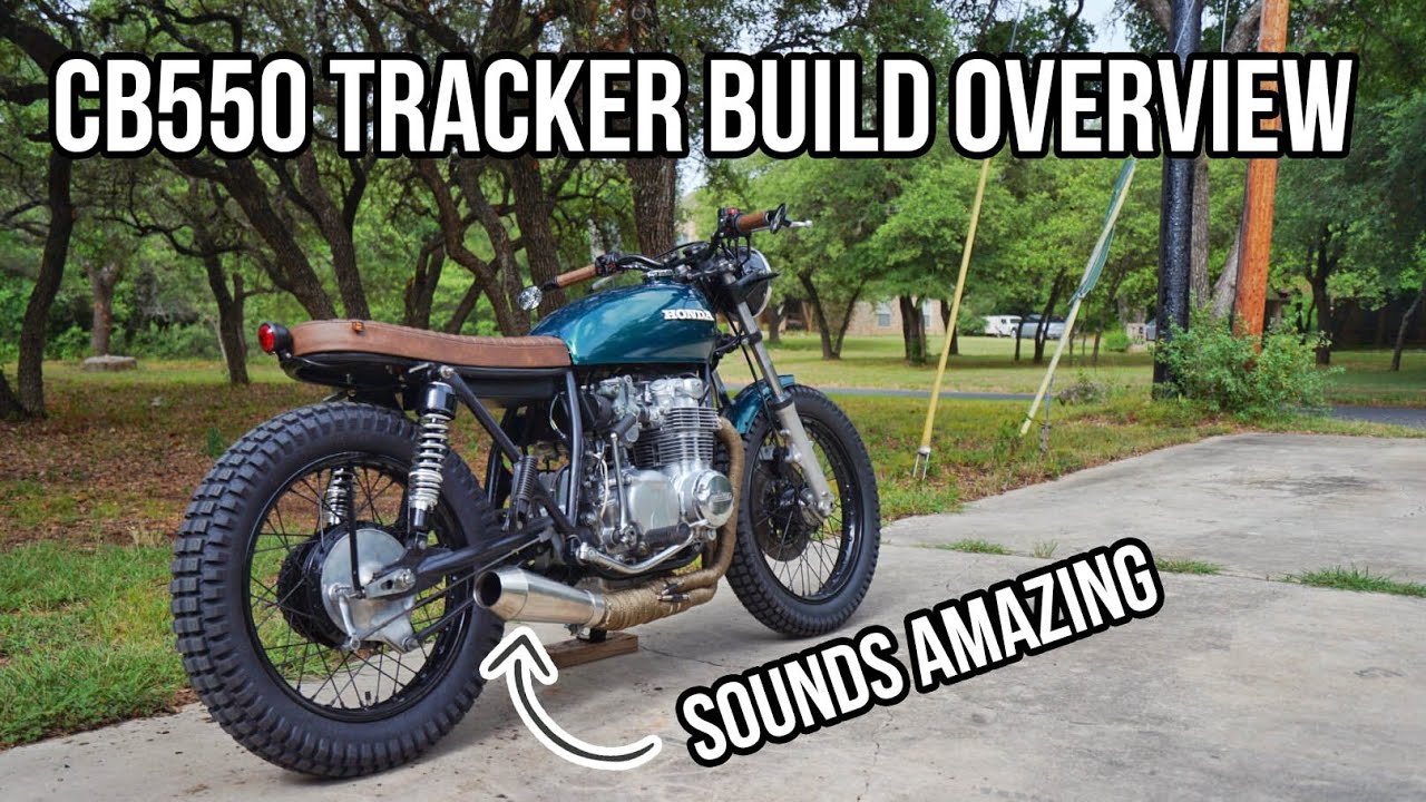 Honda CB550 tracker build overview