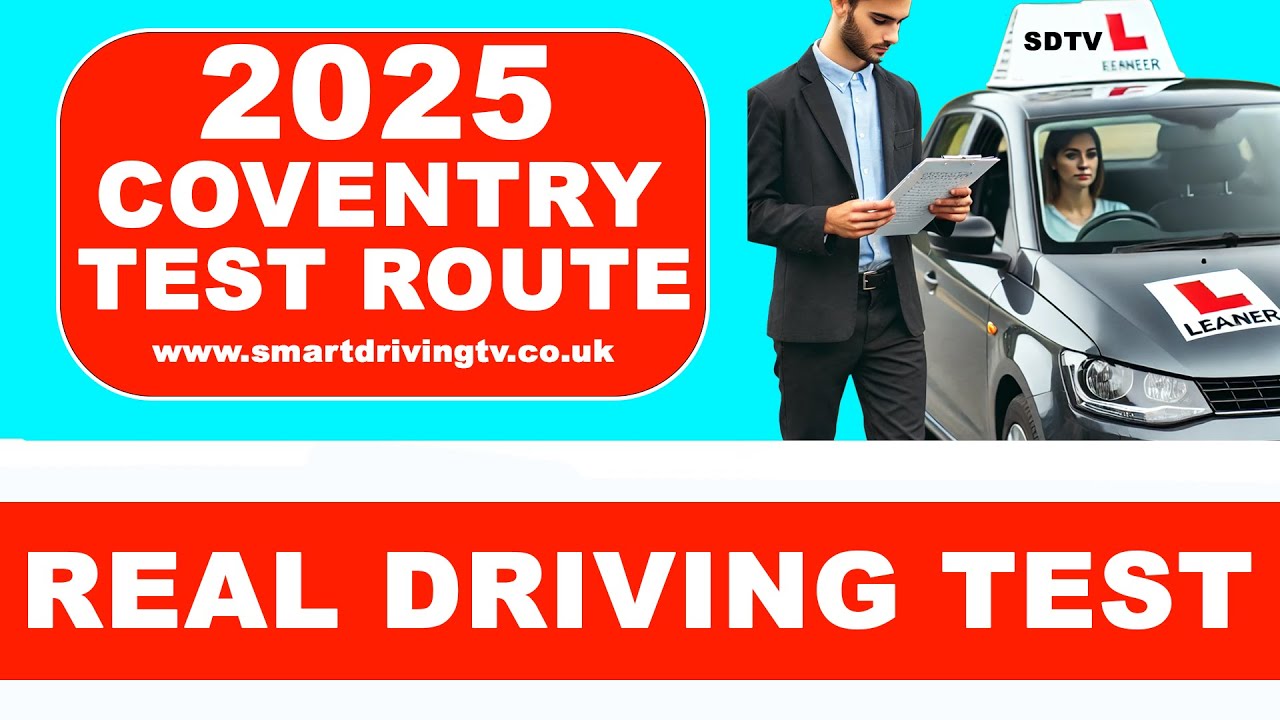 COVENTRY Driving Test Route with REAL learner!