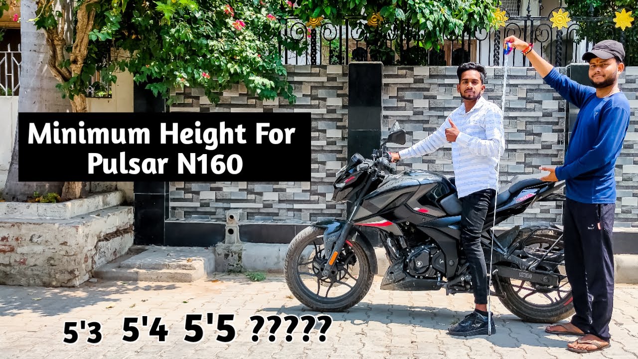 Bajaj Pulsar N160 Seat Height Test | Best Height For Pulsar N160 | Minimum Height For Pulsar N160?