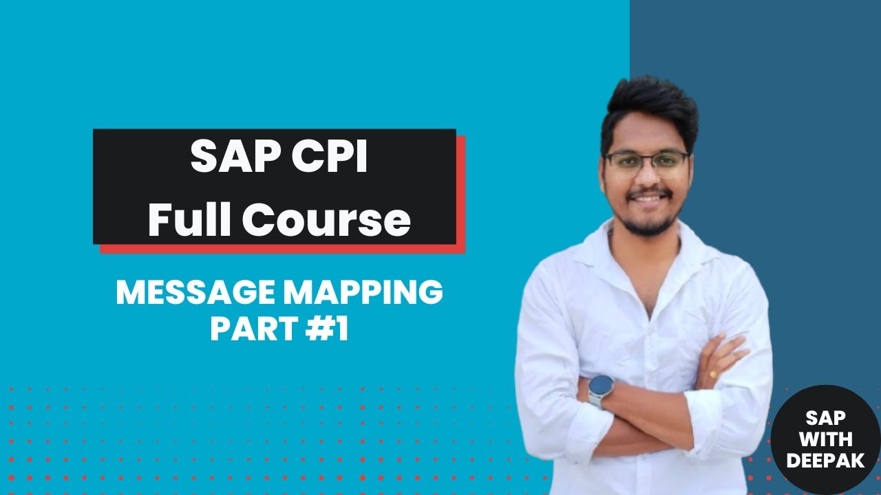 39. Message Mapping Tutorial (Part 1) | How to create Source and Target structures for Mapping