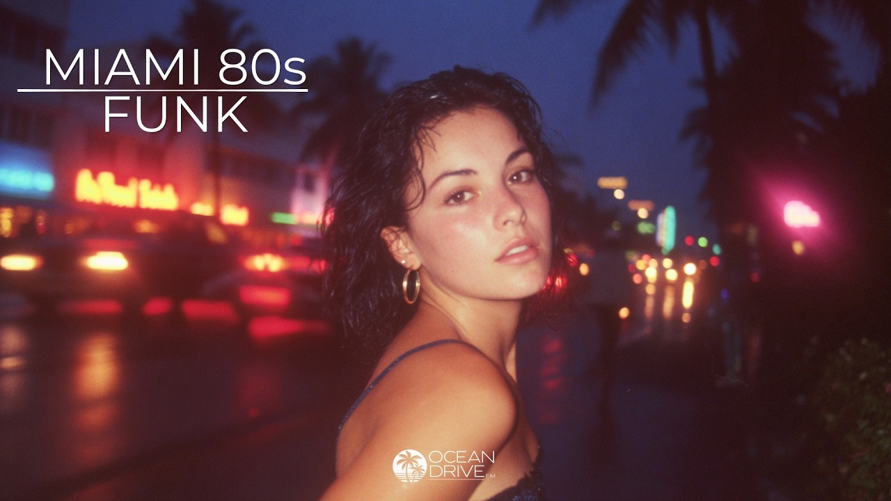Retro 80s Funk Escape 🌌 Miami After Dark | Late Night Cocktail Lounge Mix