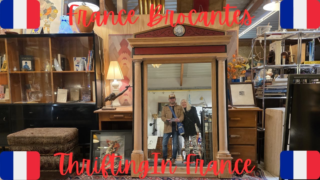 EP 15 Come Thrifting / Brocanting with us at Two of our Local Antiques Stores close to our home!!
