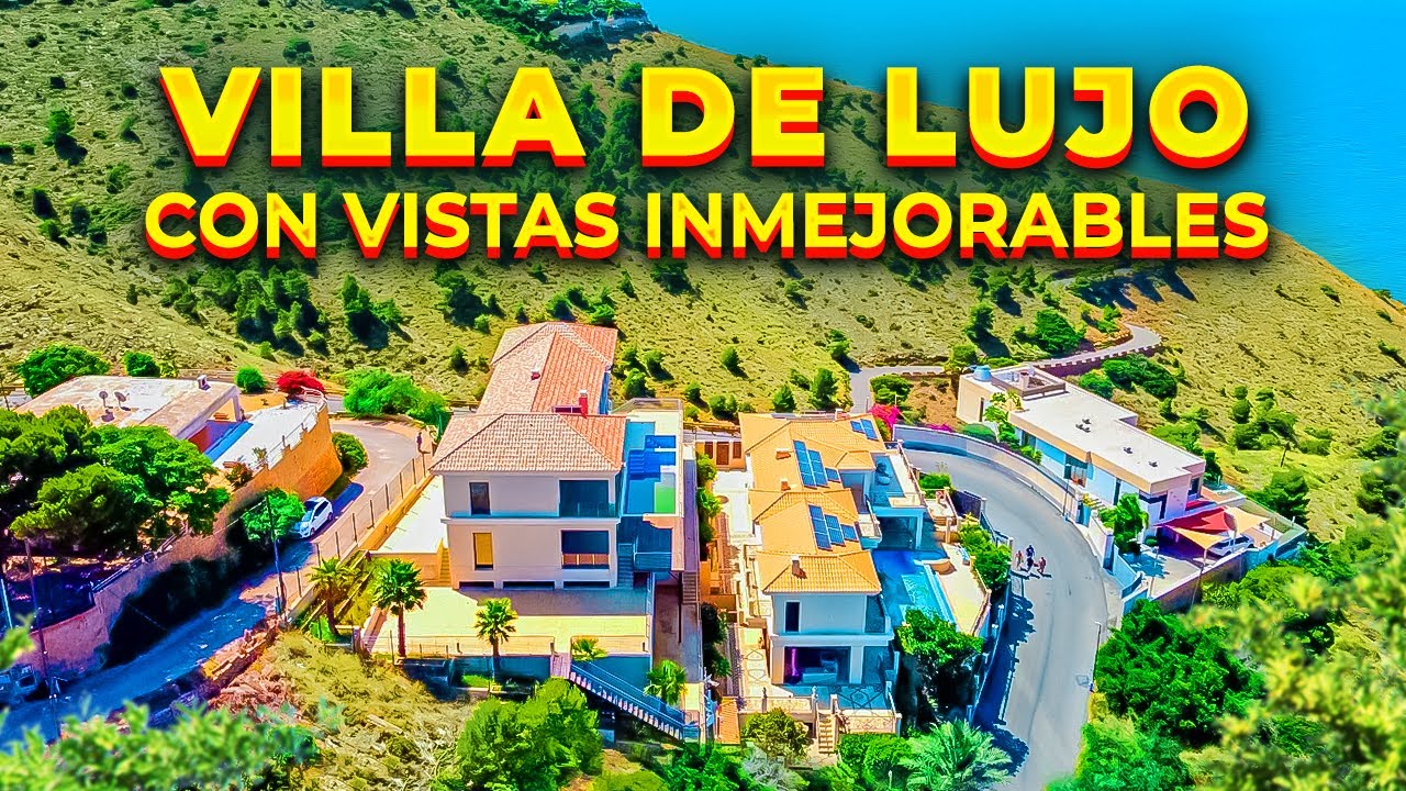 Casa de lujo en Costa Blanca con vistas al Mar y Benidorm | Inmobiliaria Alegria