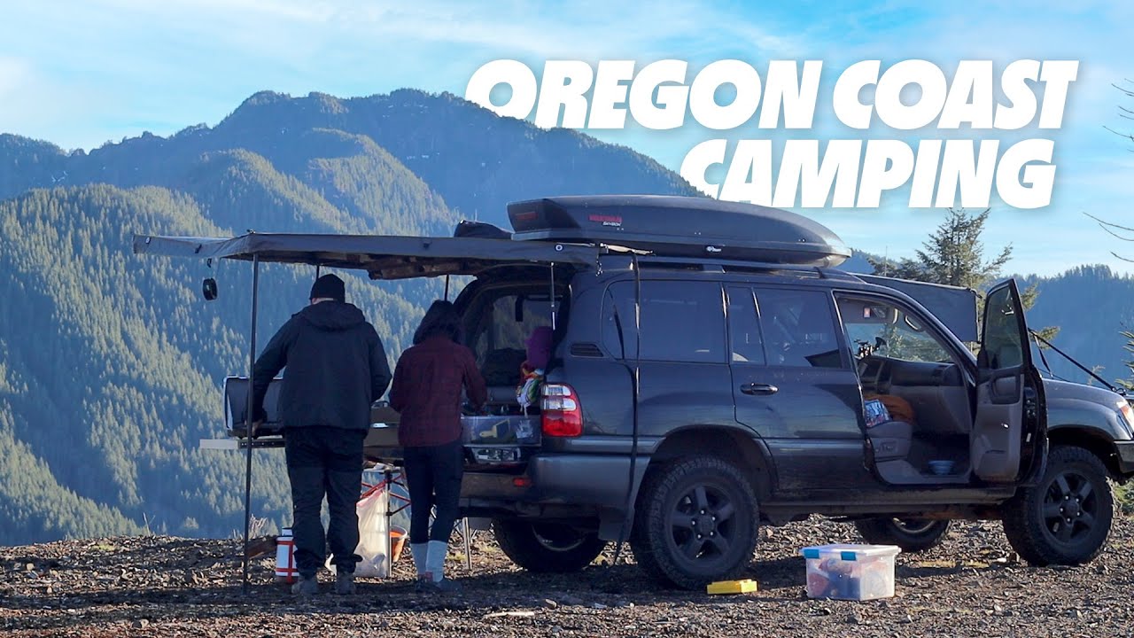 Winter dispersed camping in the oregon coast range