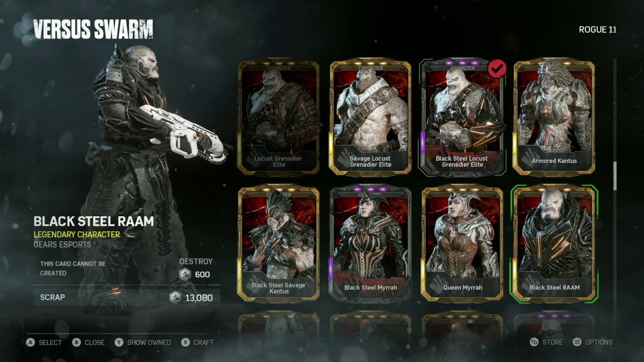 Gears of War 4 Console skins & Esports Supporter Pack 5 Opening