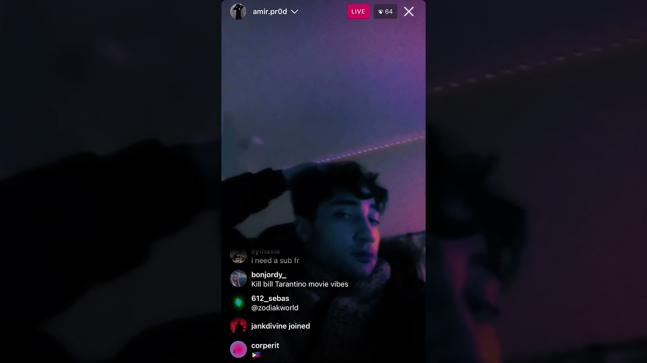 AMIR.pr0d plays INSANE NEW BEAT on IG LIVE 🔥🔥 [1/6]