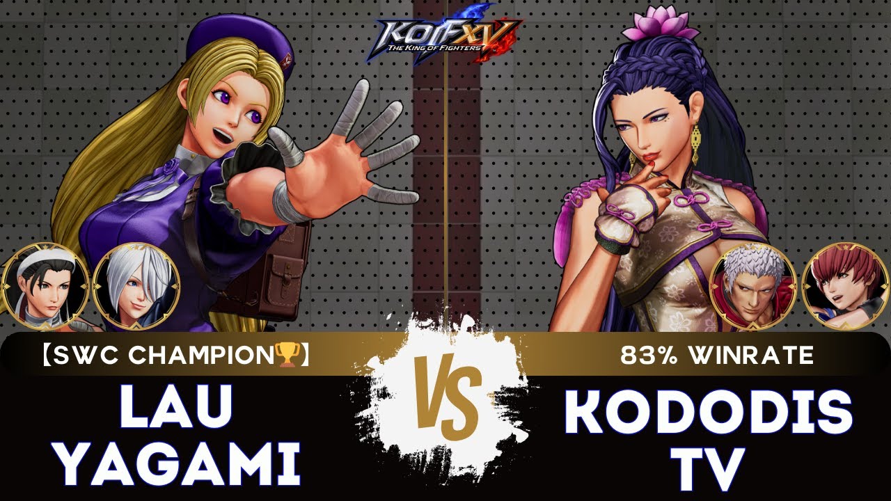 KOF XV ▰ LAUYAGAMI (Ángel/Hinako/Chizuru)  🆚 KODODIS TV (O.Yashiro/Luong/Chris)🎞️Replay Match - 1/26