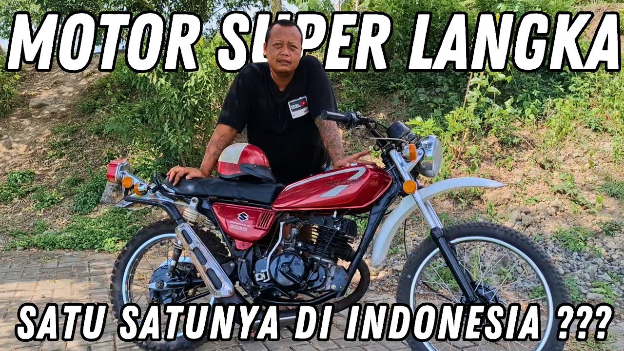 SATU SATUNYA MOTOR YANG ADA DI INDONESIA?? SUZUKI TS 400 