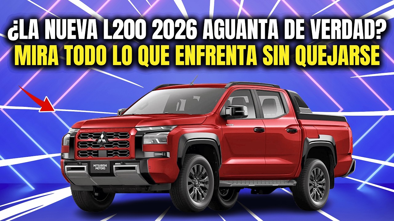 ¿La Mitsubishi L200 2026 realmente evolucionó o solo cambió por fuera? Mira lo que aún molesta