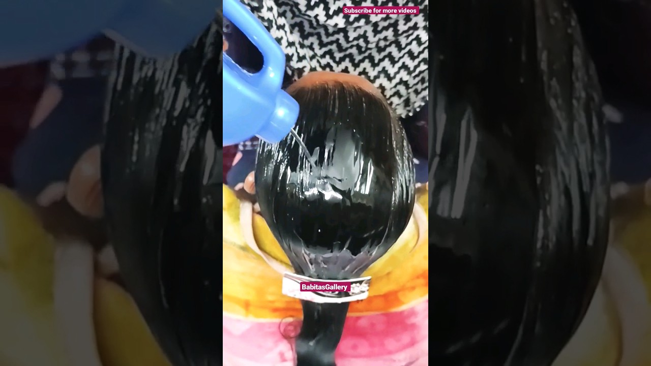 heavy oiling on longhair like oilbath #ytshorts #shorts #viral #babita #trending #longhair #oilyhair