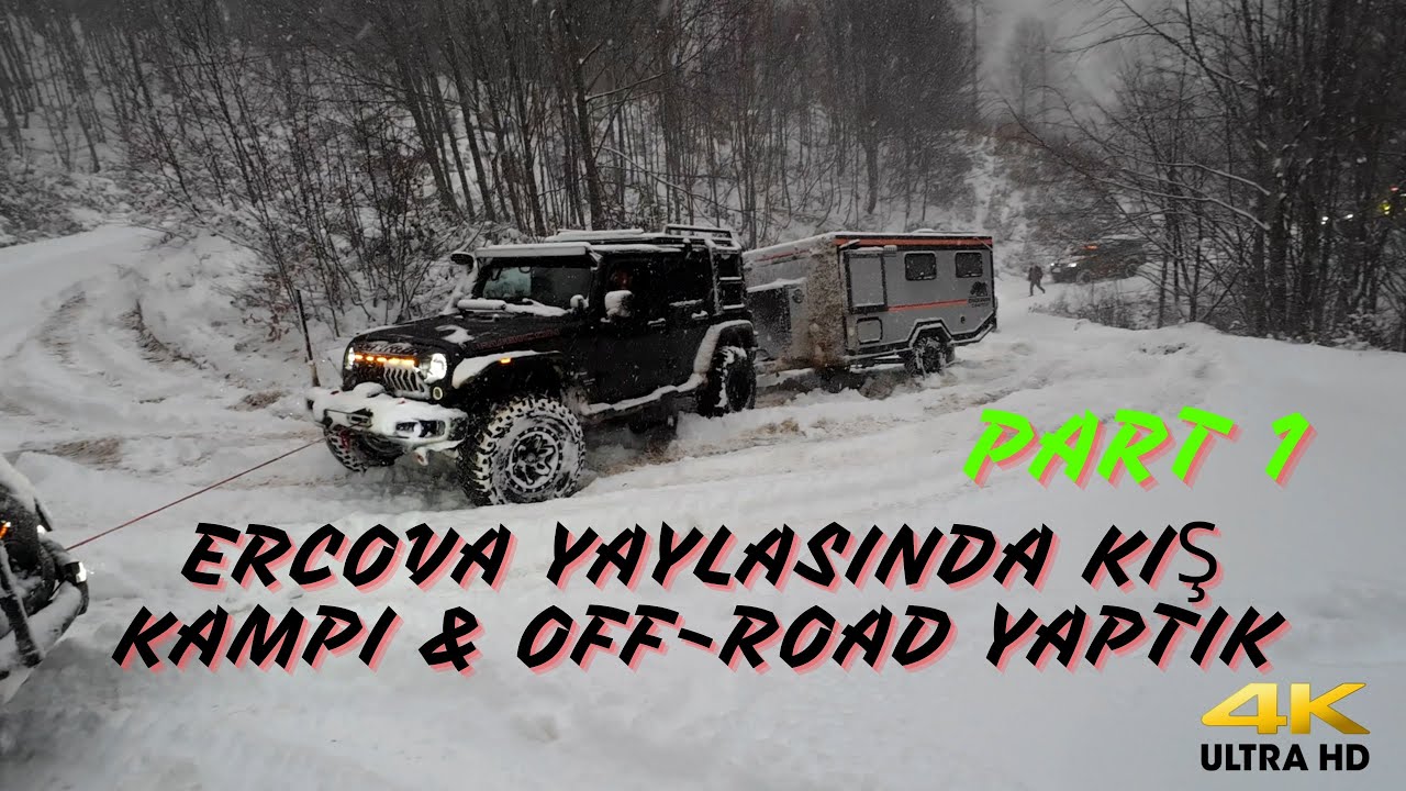 ERCOVA YAYLASINDA KIŞ KAMPI VE OFF ROAD