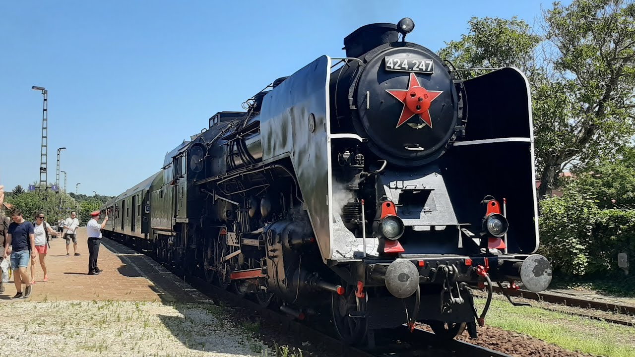 Wenn die Dampflok einen Schnellzug übernimmt - Volldampf am Balaton