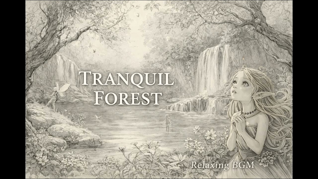 Tranquil Forest | Gentle Fantasy Ambient BGM for Relaxation & Sleep (No Vocals)