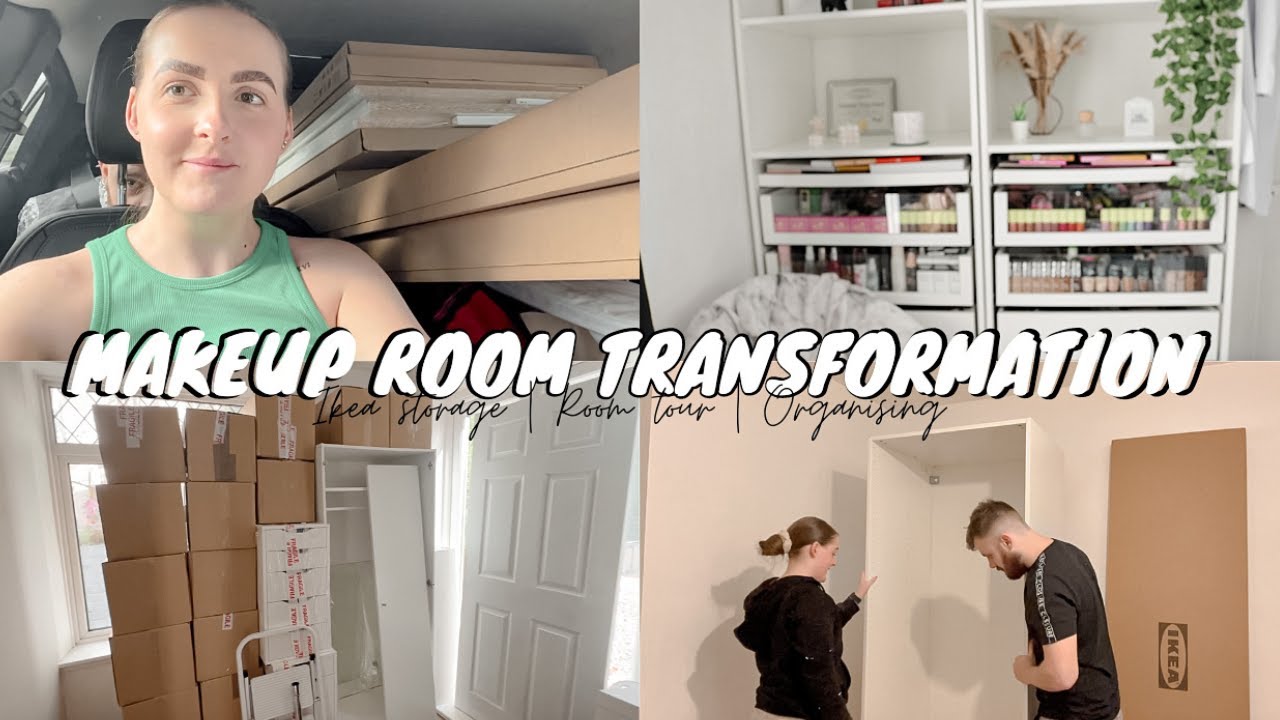 MAKEUP ROOM TRANSFORMATION | New storage, makeup & more!!