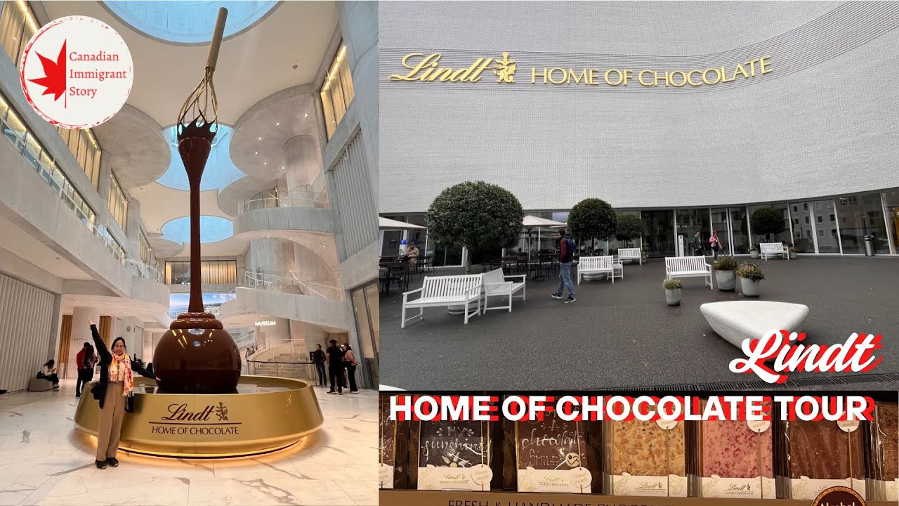 Unlimited Taste-tasting at Lindt Chocolate Factory Tour! #canadianimmigrantstory