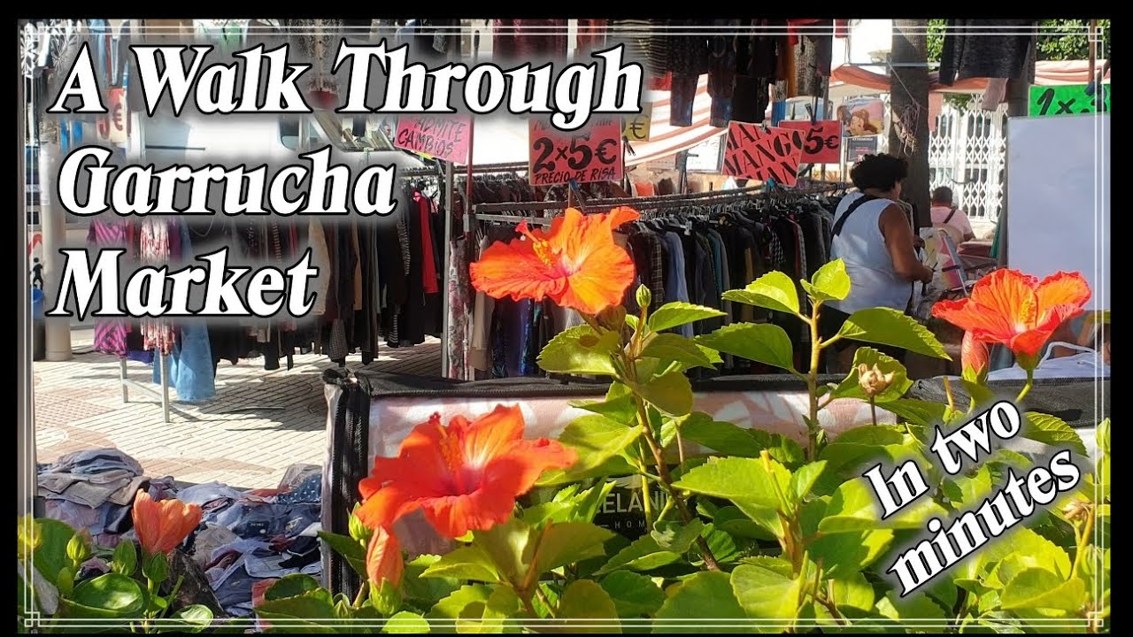 Two minutes walk through Garrucha Market  4K