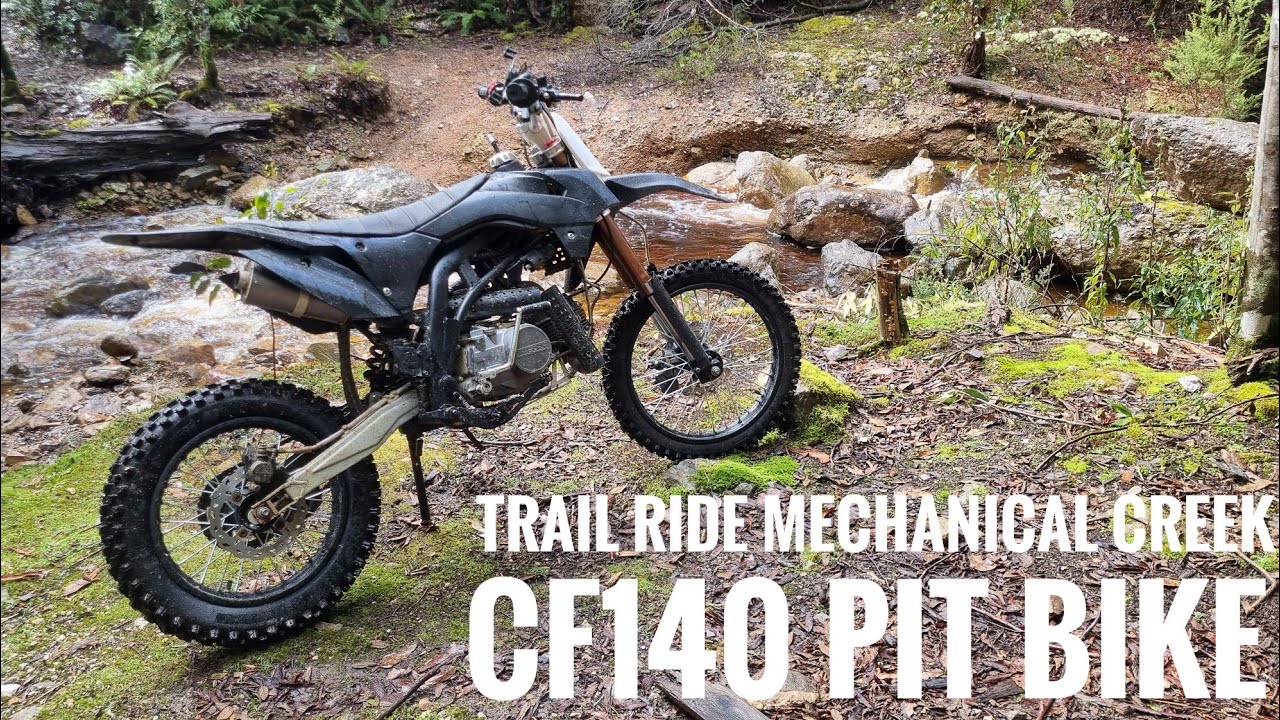 Crossfire CF140 Big Wheel Pit Bike | Mechanical Creek, Solo Trail Ride | Tasmania