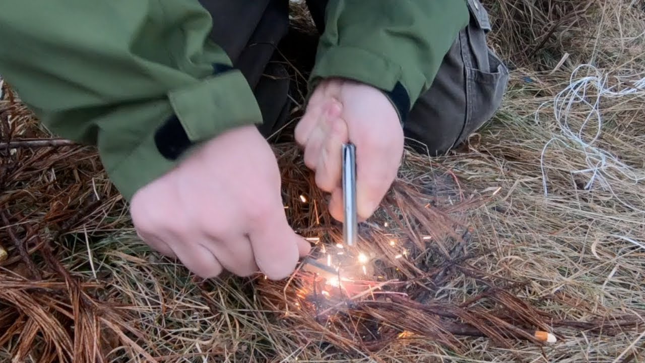 Testing Amazon Survival Rope Vs Birch Bark (Finding the Best Fire Starter)