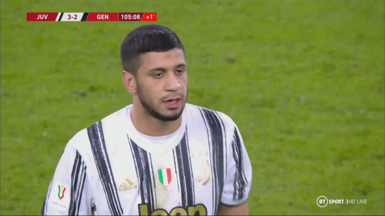 Hamza Rafia  Vs   Genoa  13/01/2021  DEBUT FOR JUVENTUS
