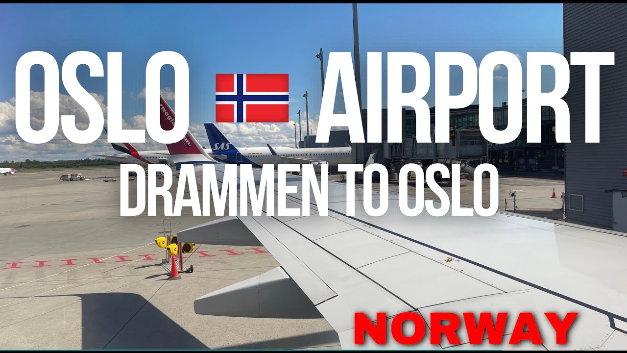 Oslo Airport - Gardermoen OSL - Driving from Drammen to Oslo - Norway to Poland by Air Part.1