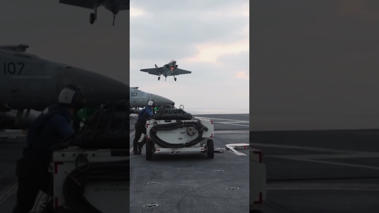 Pentagon releases video of flight operations as Iran strikes continue