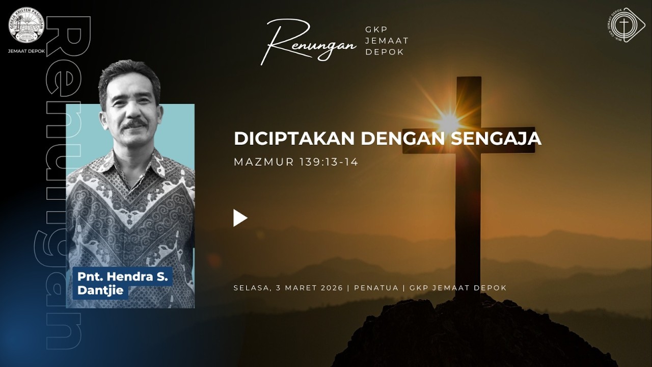 Renungan GKP Jemaat Depok, Selasa, 3 Maret 2026