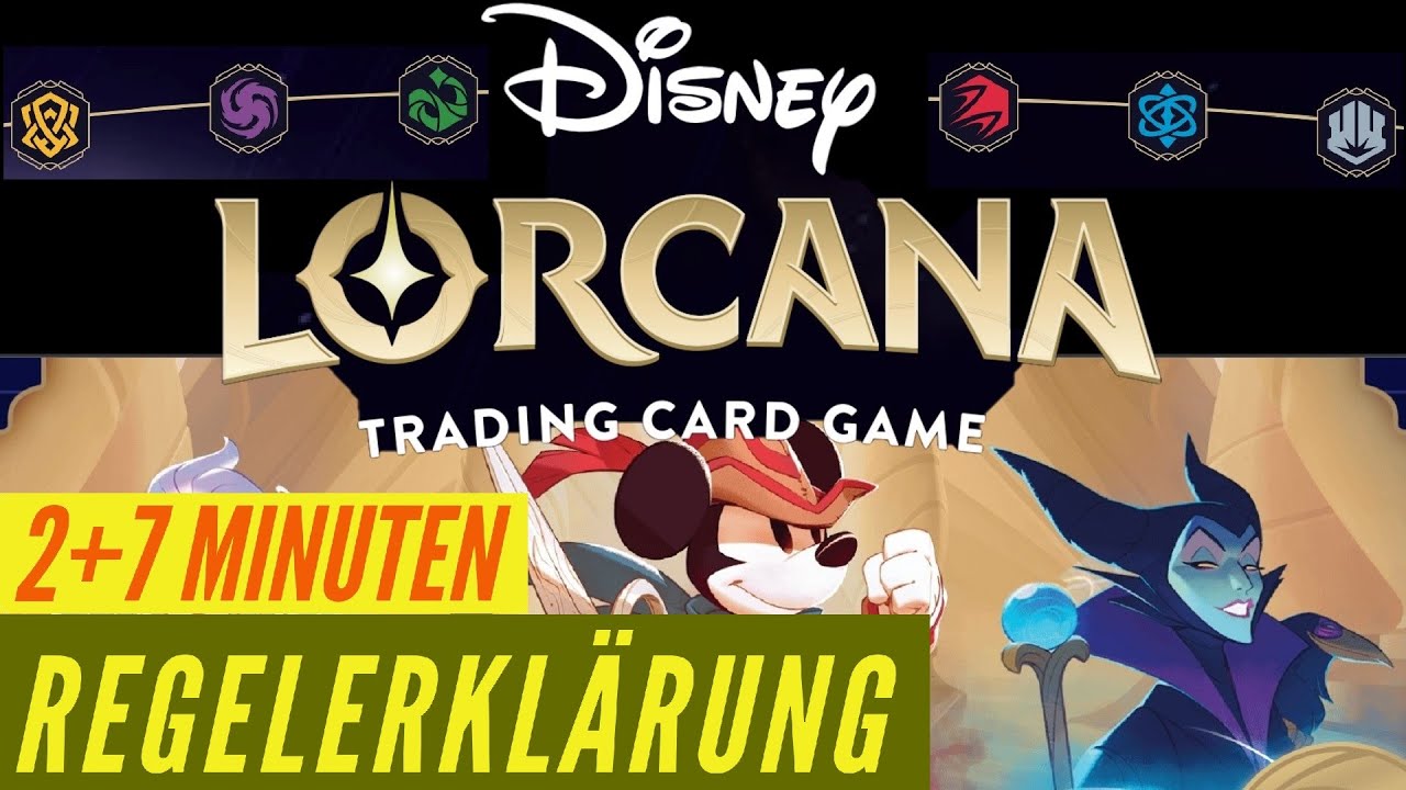 Disney Lorcana Regeln Anleitung erklärt - Sofort loslegen - Kartenspiel TCG