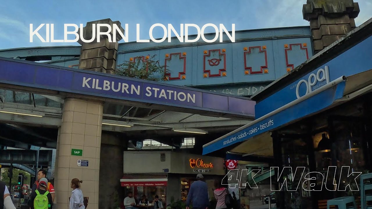 NORTH WEST 🇬🇧LONDON WALK, WALKING KILBURN HIGH ROAD,4K60FPS HDR