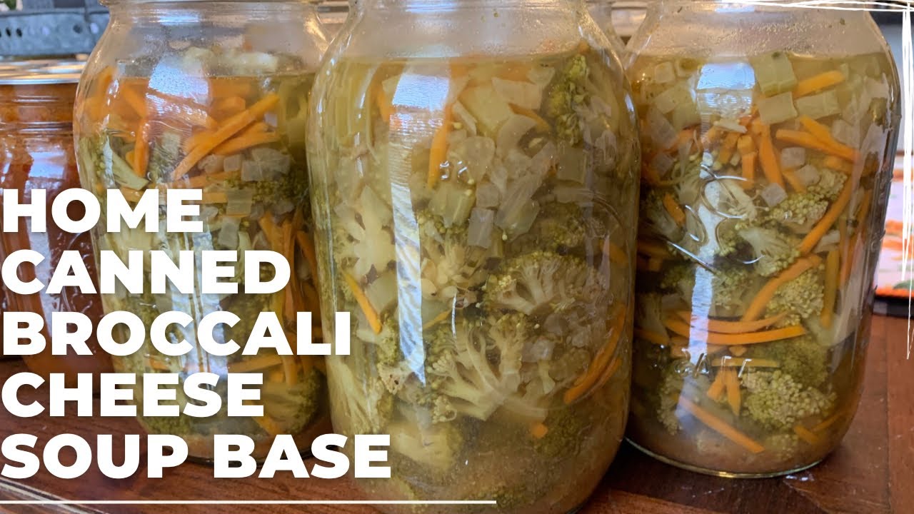 Making home canned broccoli cheese soup base/Soup for the Pantry
