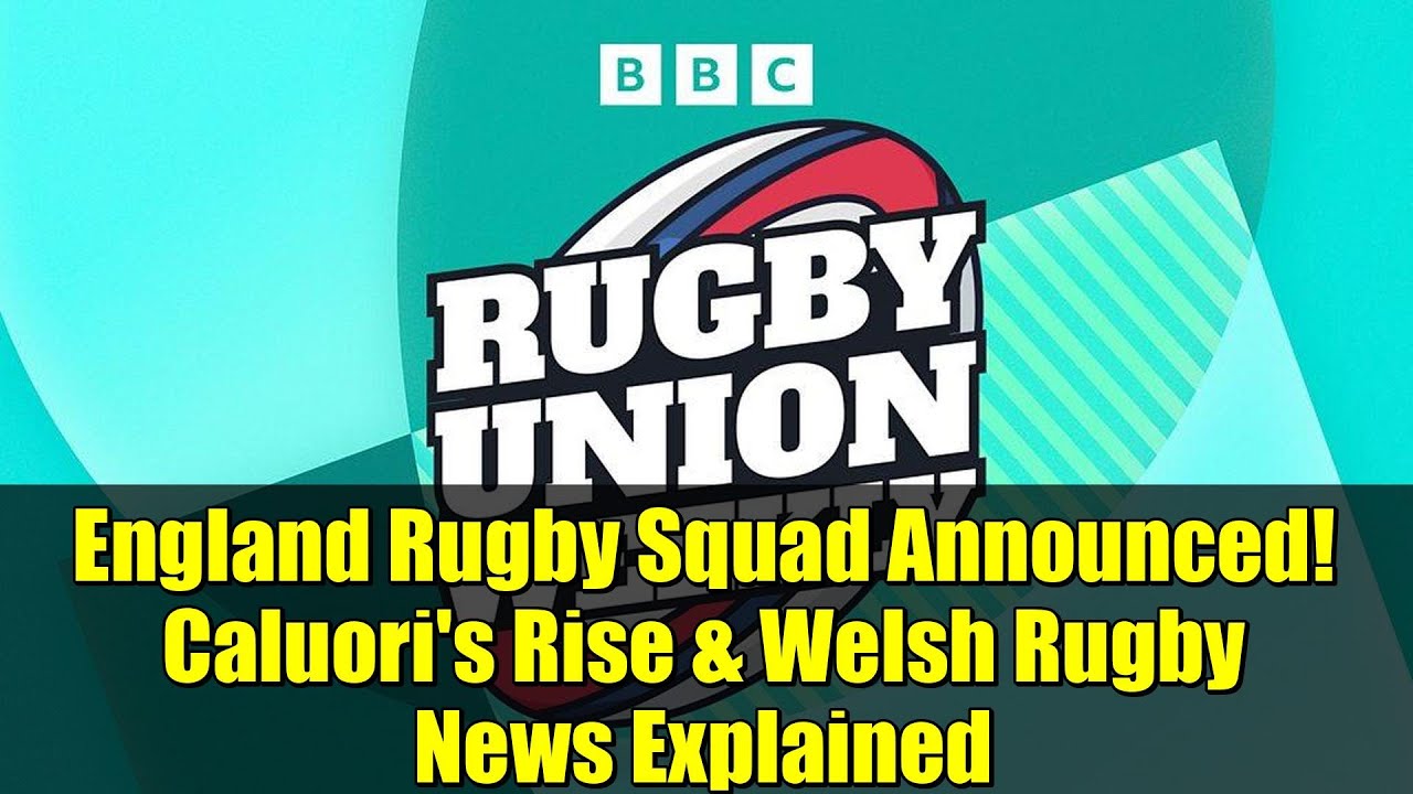 England Rugby Squad Announced! Caluori's Rise & Welsh Rugby News Explained