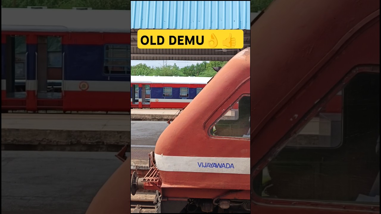 #demu #train #adhidhasurprisu #trainfan #guntakal #railwaystation #shorts #ytshorts #trains #railfan