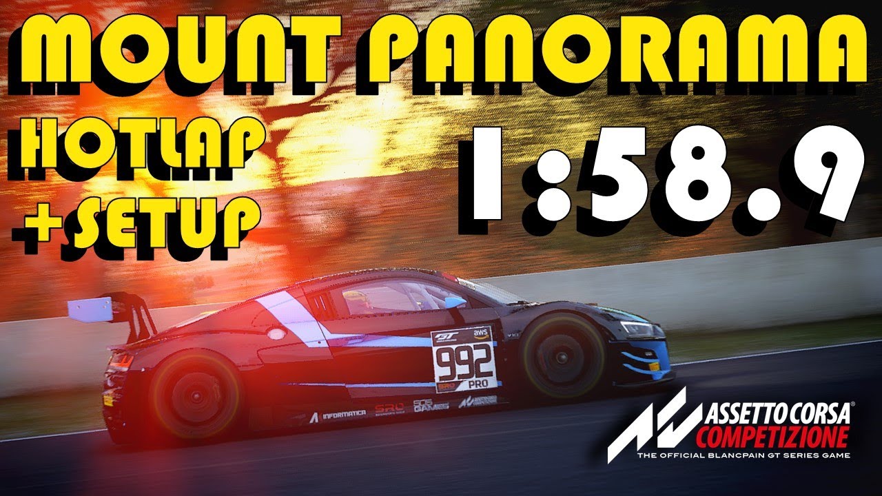 BATHURST HOTLAP AUDI R8 LMS GT3 | Setup | 1:58.9 | Assetto Corsa Competizione