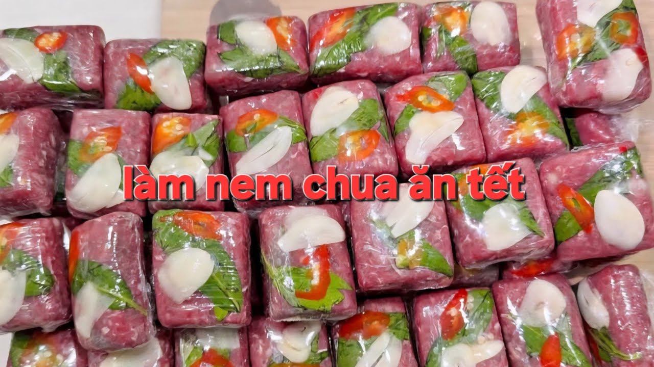 Làm nem chua ăn tết cả nhà ơi 