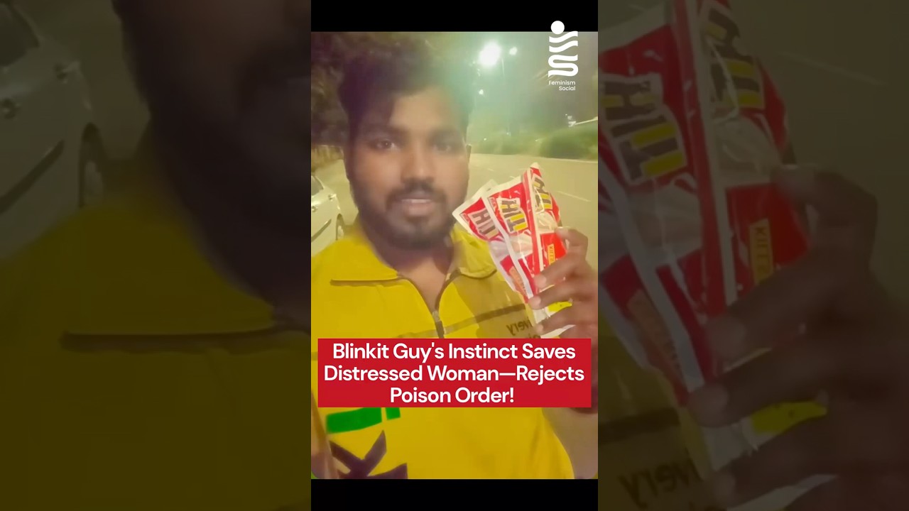 Blinkit Guy refused to deliver rat poison to a woman late at night after noticing she was crying