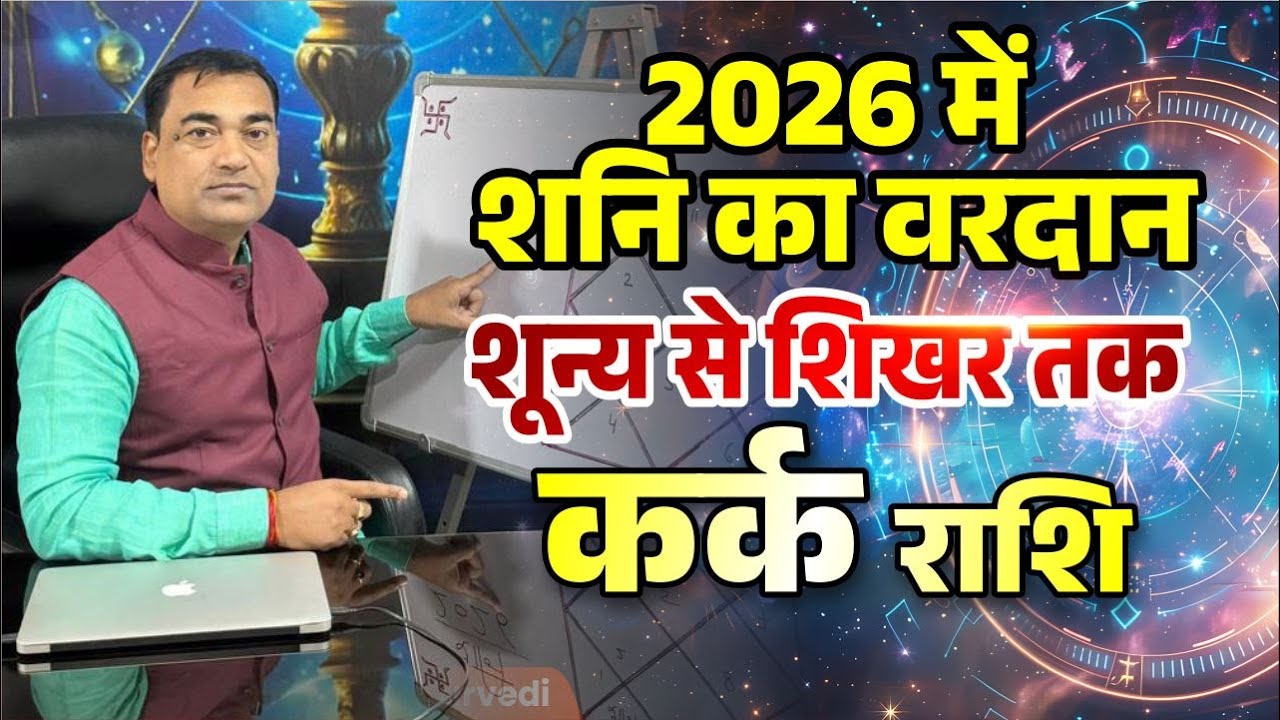 2026 में शनि का वरदान – कर्क (Kark) Cancer राशि वालों को कैसे पहुचाएंगे शून्य से शिखर तक?