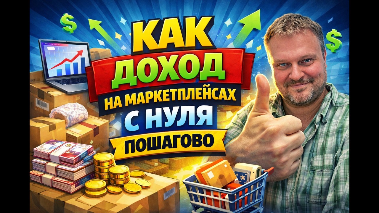 Как ЗАРАБОТАТЬ на маркетплейсах с нуля (Пошагово) #вайлдберриз #озон