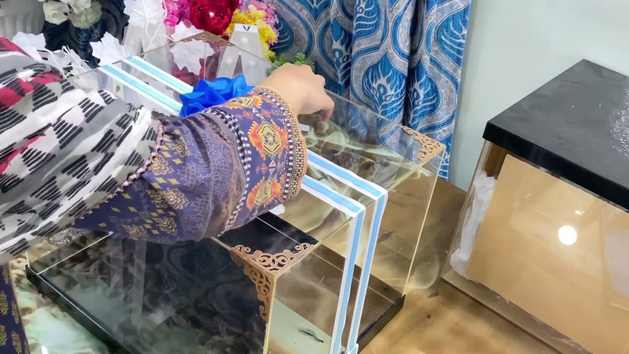 How i decor acrylic box |complete step by step easy guide ❤️ learn then earn with me ✨